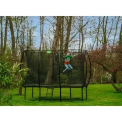 Exit Toys Trampolines<Trampoline Enterre Silhouette 2,44 M Avec Filet Vert