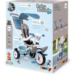 Smoby Tricycles<Tricycle Evolutif Baby Balade Plus Rose