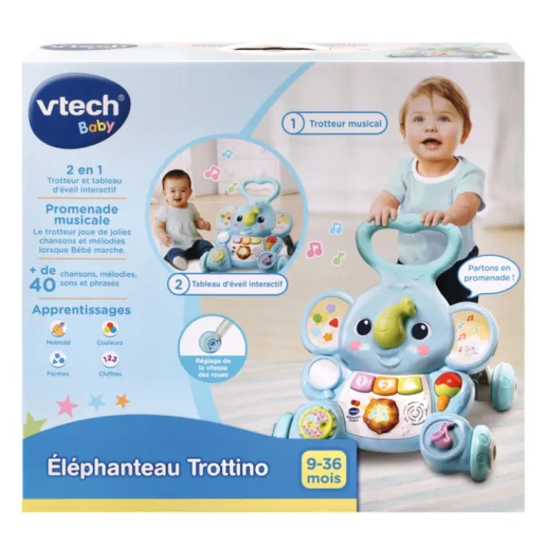 VTech Porteurs & Jouets À Bascules<Trotteur Elephanteau Trottino