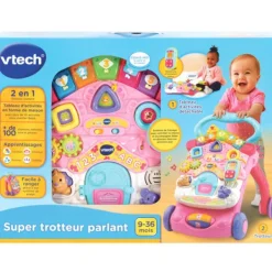 VTech Porteurs & Jouets À Bascules<Trotteur Parlant 2 En 1 Rose