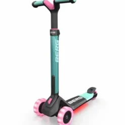 BERG Trottinettes<Trottinette Nexo Led Pliable Verte Citron Avec Jeu Magnetique