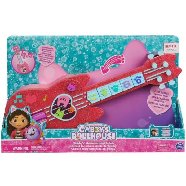 Spin Master Instruments De Musique<Ukulele Interactif - Gabby Et La Maison Magique
