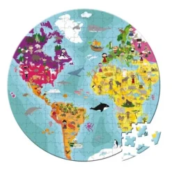 Janod Puzzles Enfants De 50 À 249 Pièces<Valisette Puzzle Planete Bleue 208 Pieces