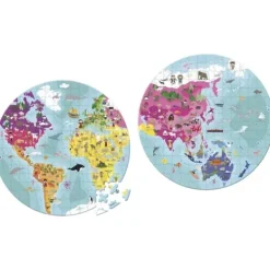 Janod Puzzles Enfants De 50 À 249 Pièces<Valisette Puzzle Planete Bleue 208 Pieces