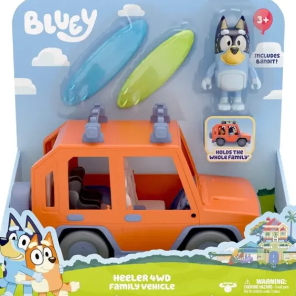 Moose Toys Heros & Univers<Vehicule 4X4 Bluey