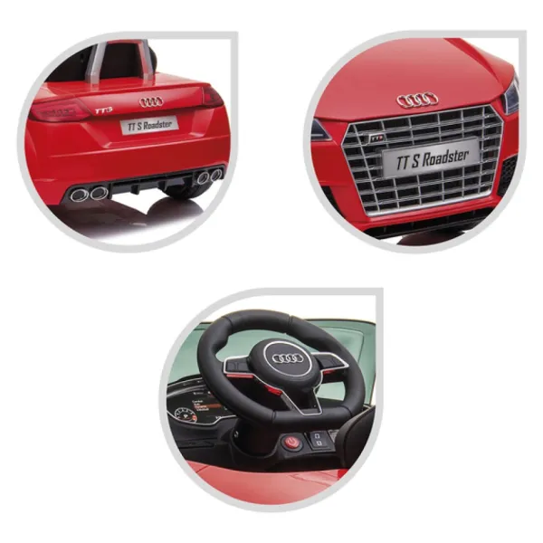 SUN and SPORT Voitures Électriques<Voiture Electrique Audi Tt S Roadster- 1 Place 12 Volt